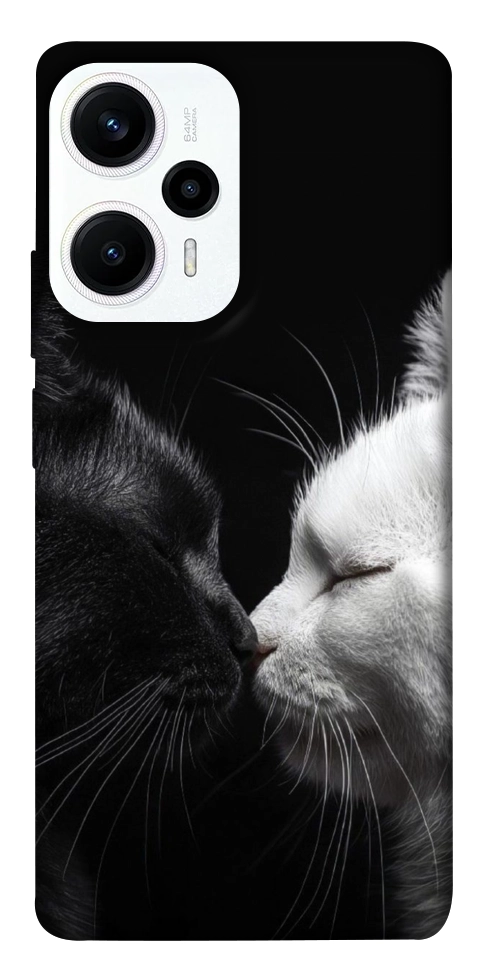 Чехол Black and white cats для Xiaomi Poco F5