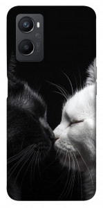 Чехол Black and white cats для Oppo A36