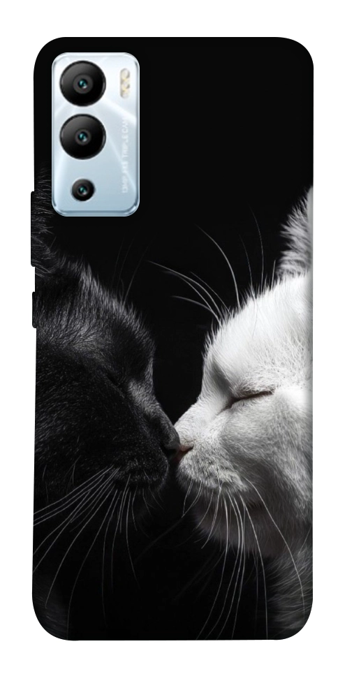 Чехол Black and white cats для Infinix Hot 12i