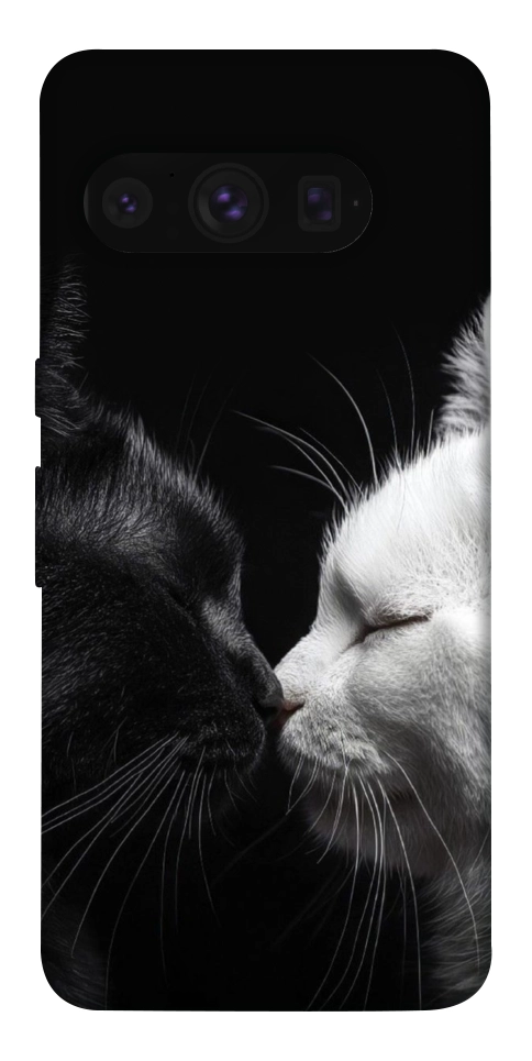 Чехол Black and white cats для Google Pixel 8 Pro