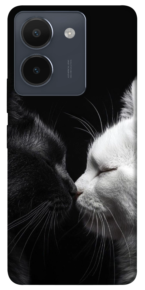 Чохол Black and white cats для Vivo Y36