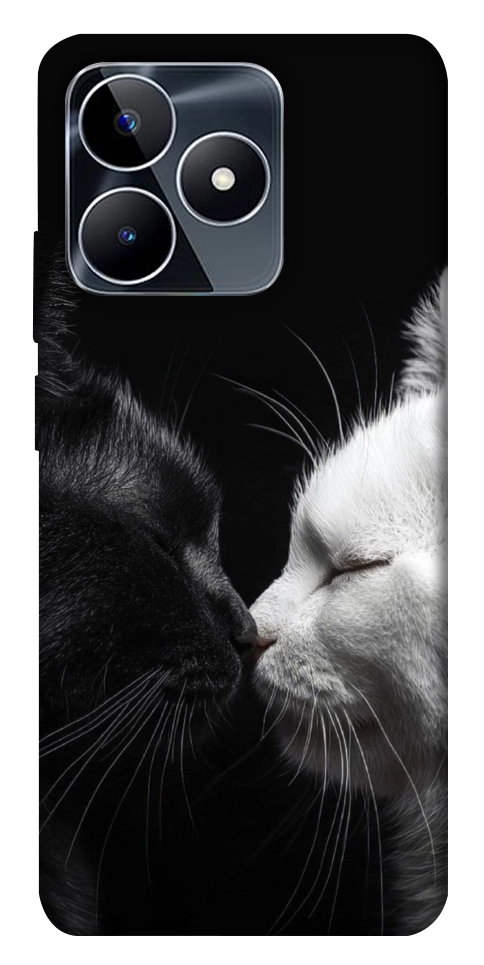 Чехол Black and white cats для Realme C53