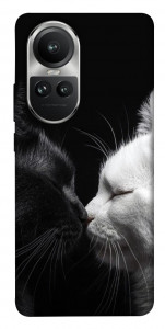 Чехол Black and white cats для Oppo Reno10