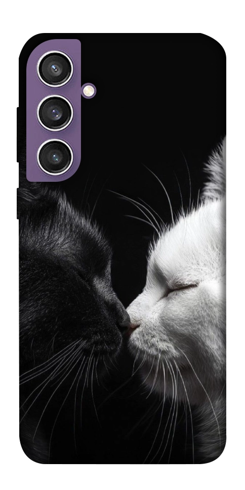 Чехол Black and white cats для Galaxy S23 FE