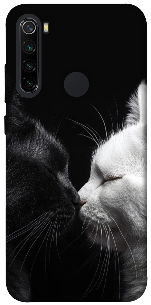Чехол Black and white cats для Xiaomi Redmi Note 8 2021