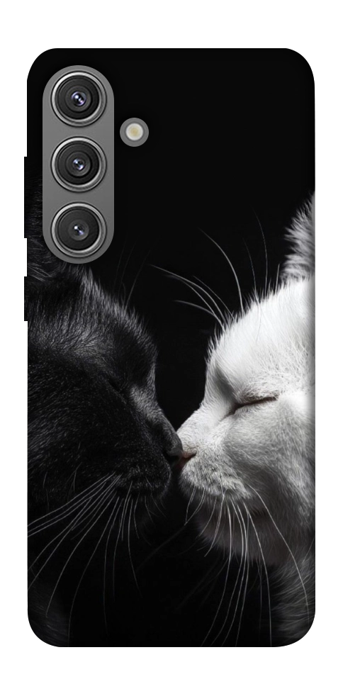 Чехол Black and white cats для Galaxy S24