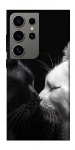 Чохол Black and white cats для Galaxy S24 Ultra