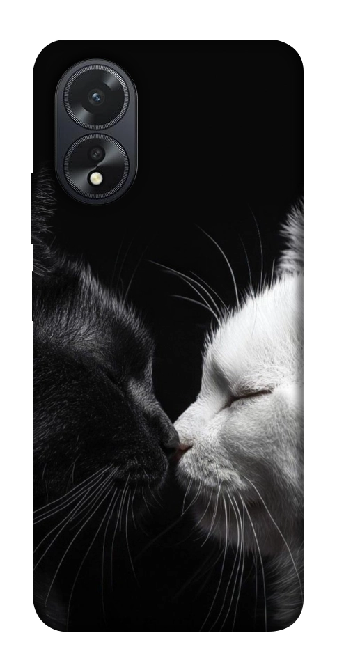 Чехол Black and white cats для Oppo A38