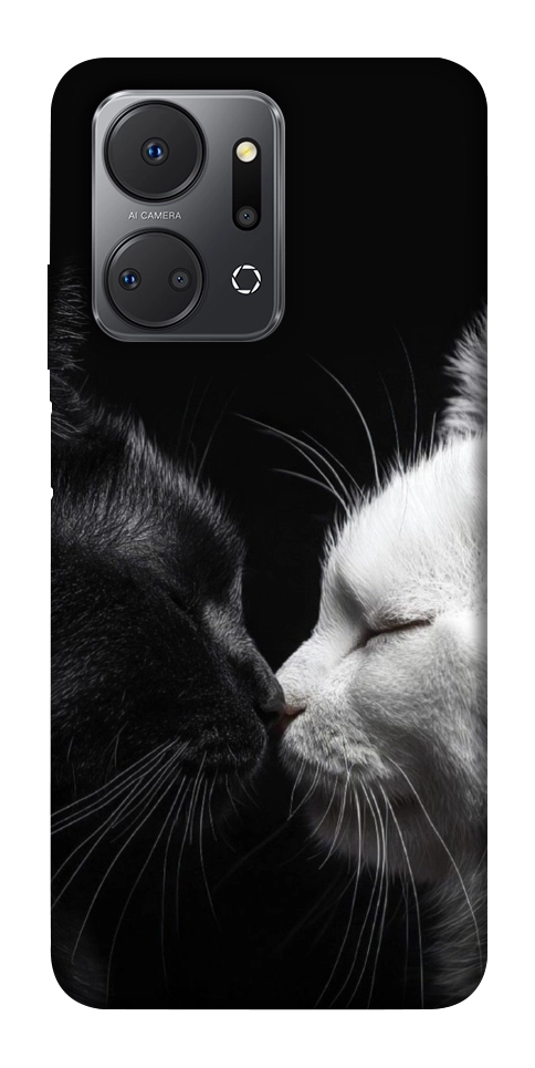 Чехол Black and white cats для Huawei Honor X7a