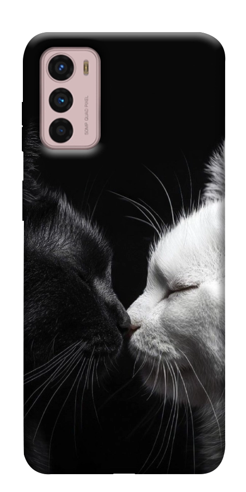 Чехол Black and white cats для Motorola Moto G42