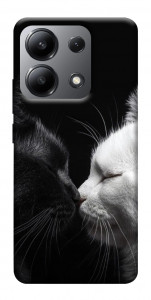 Чехол Black and white cats для Xiaomi Redmi Note 13 4G