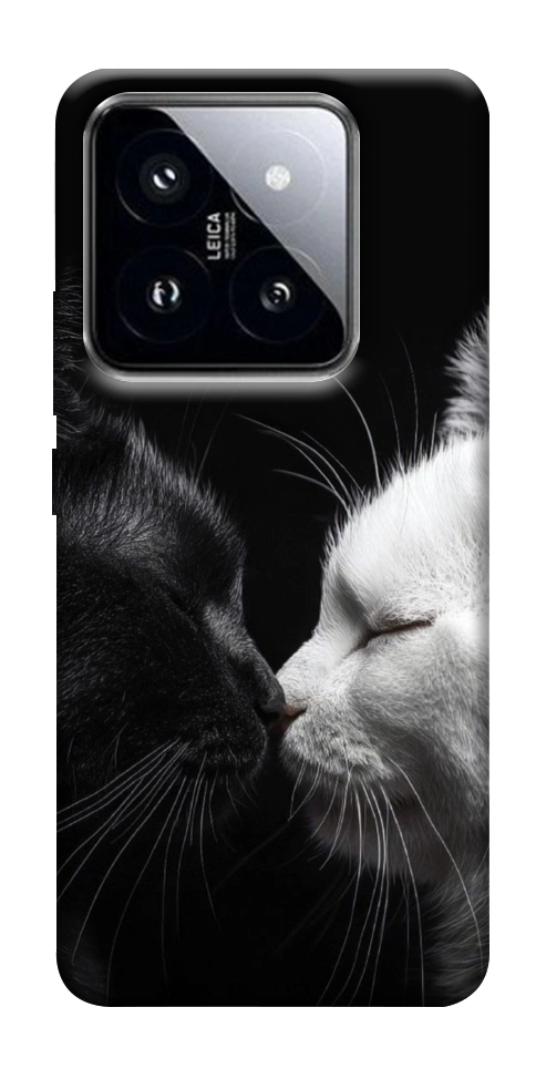 Чехол Black and white cats для Xiaomi 14 Pro