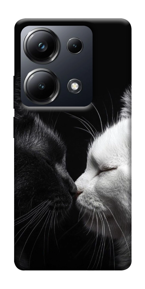 Чехол Black and white cats для Xiaomi Poco M6