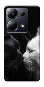 Чехол Black and white cats для Xiaomi Poco M6
