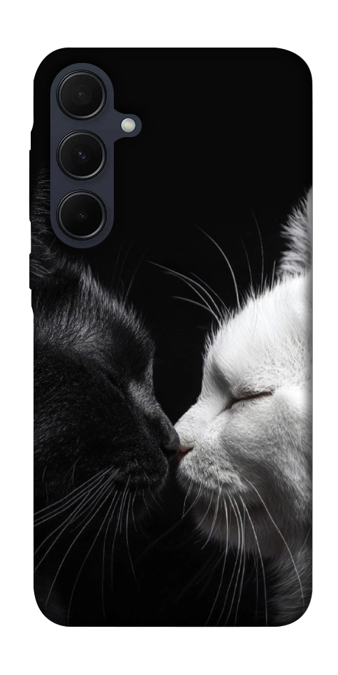 Чехол Black and white cats для Galaxy A55