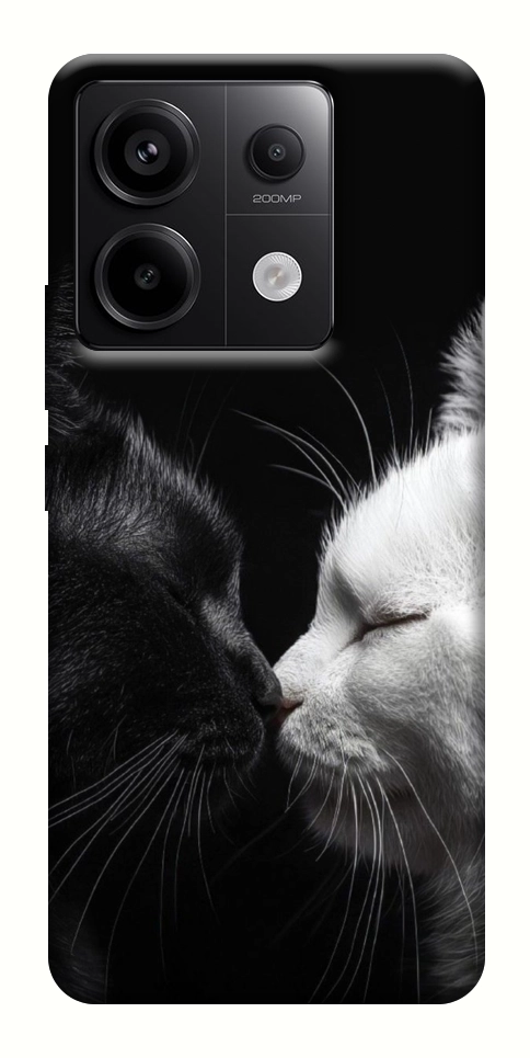 Чехол Black and white cats для Xiaomi Redmi Note 13 Pro 4G