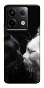 Чехол Black and white cats для Xiaomi Redmi Note 13 Pro 4G