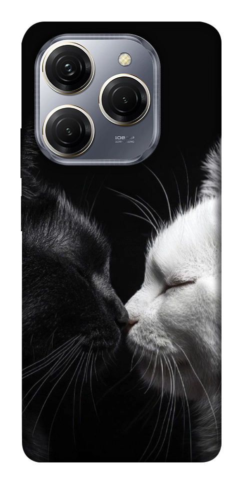 Чехол Black and white cats для TECNO Spark 20 Pro