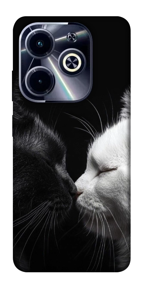Чехол Black and white cats для Infinix Hot 40i