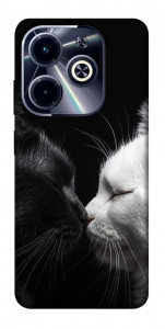 Чохол Black and white cats для Infinix Hot 40i