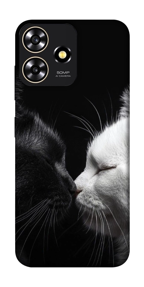 Чехол Black and white cats для ZTE Blade A73 4G