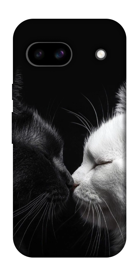 Чохол Black and white cats для Google Pixel 8a