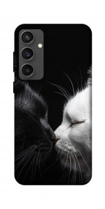 Чехол Black and white cats для Galaxy S24 FE