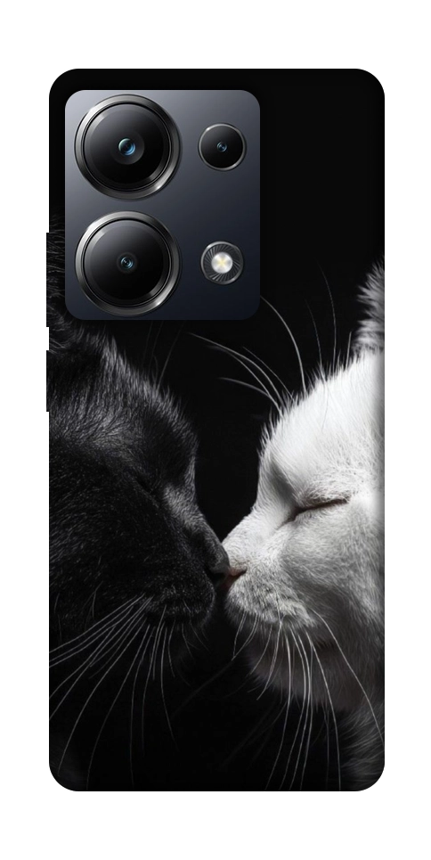 Чехол Black and white cats для Xiaomi Poco M6 Pro 4G