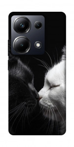Чехол Black and white cats для Xiaomi Poco M6 Pro 4G