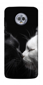 Чохол Black and white cats для Motorola Moto G6 Plus
