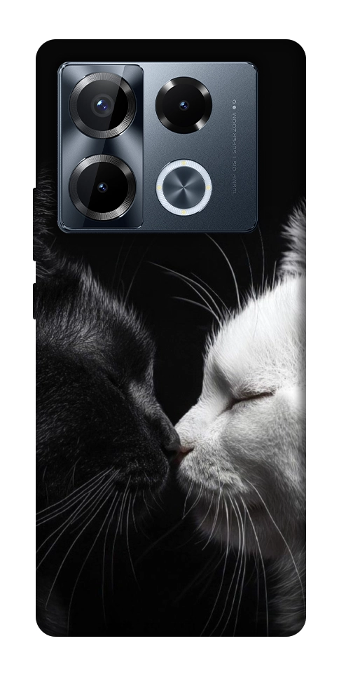 Чехол Black and white cats для Infinix Note 40 Pro 4G