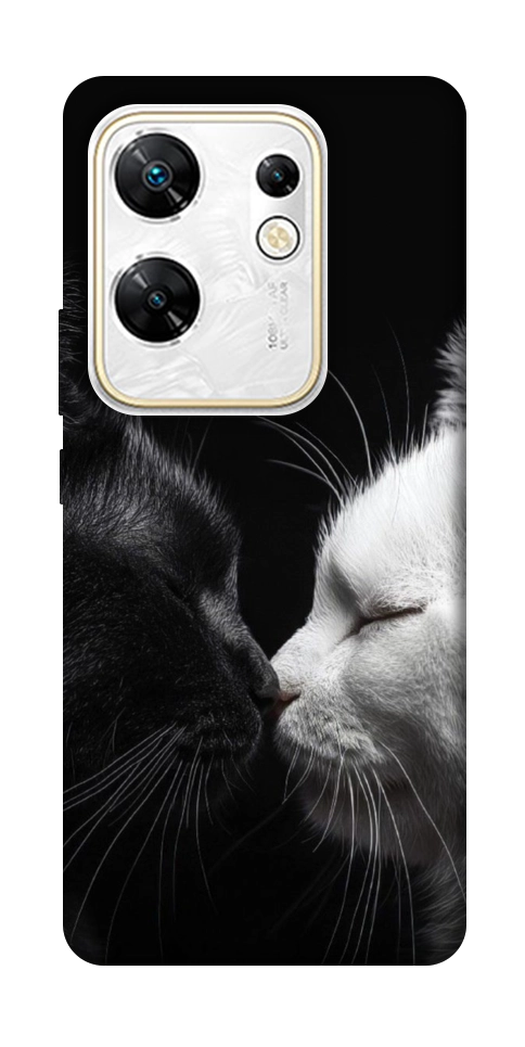 Чехол Black and white cats для Infinix Zero 30 4G
