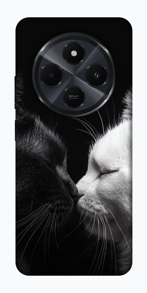 Чехол Black and white cats для Xiaomi Redmi 14C