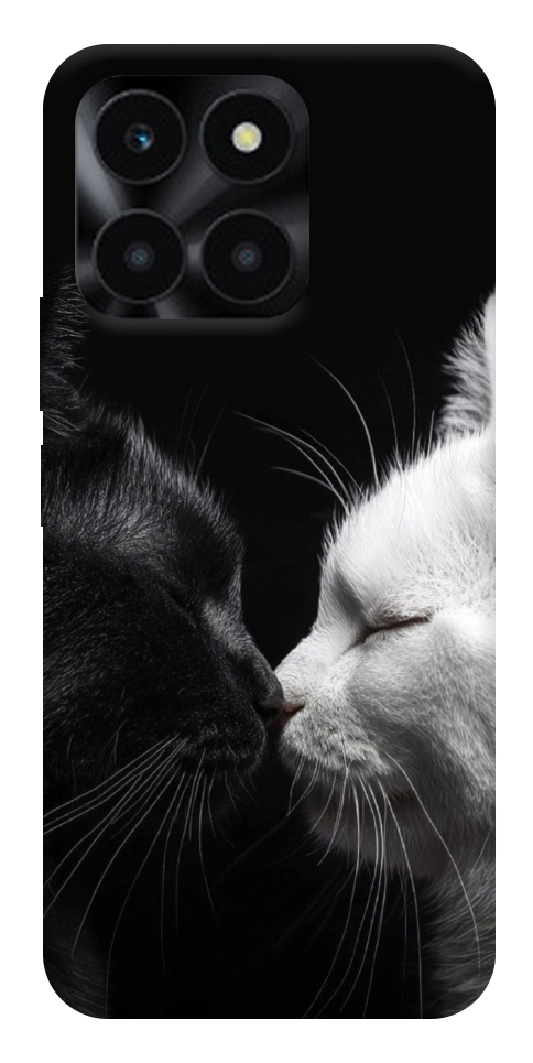 Чехол Black and white cats для Huawei Honor X6a