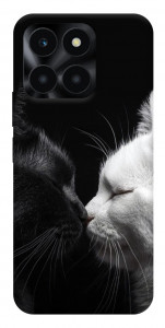 Чохол Black and white cats для Huawei Honor X6a