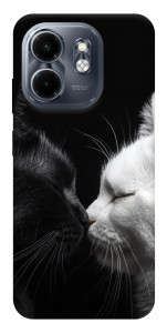 Чохол Black and white cats для Infinix Hot 50i