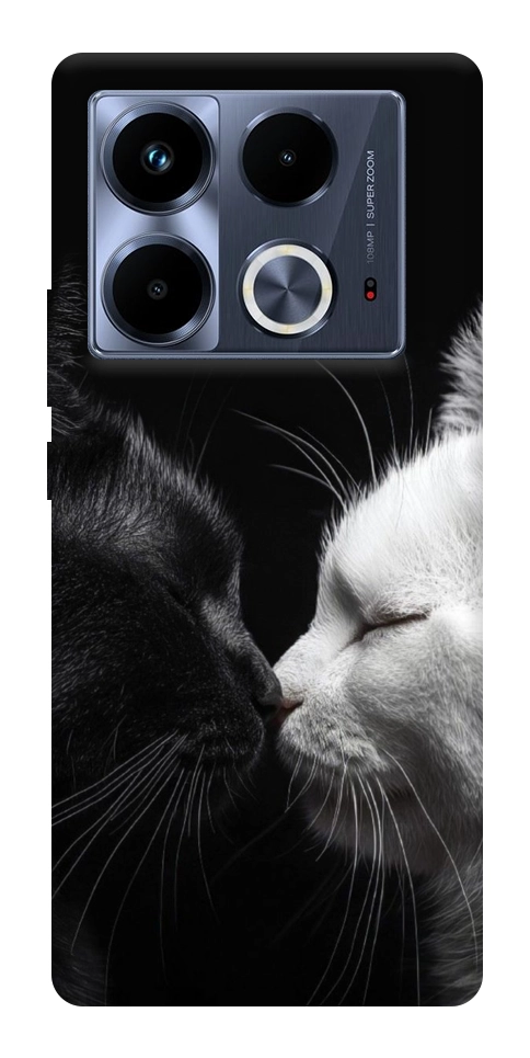 Чехол Black and white cats для Infinix Note 40 4G
