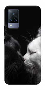 Чохол Black and white cats для Vivo V21
