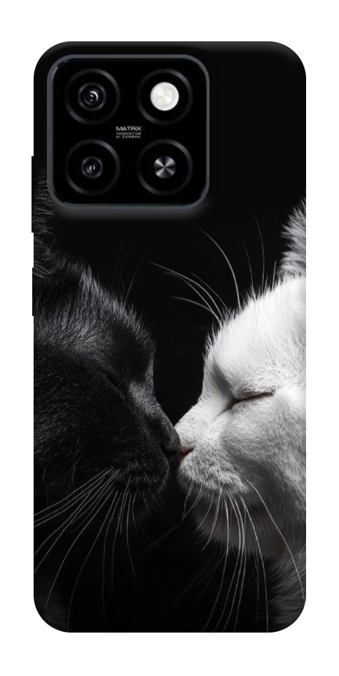 Чехол Black and white cats для ZTE Blade A55 4G