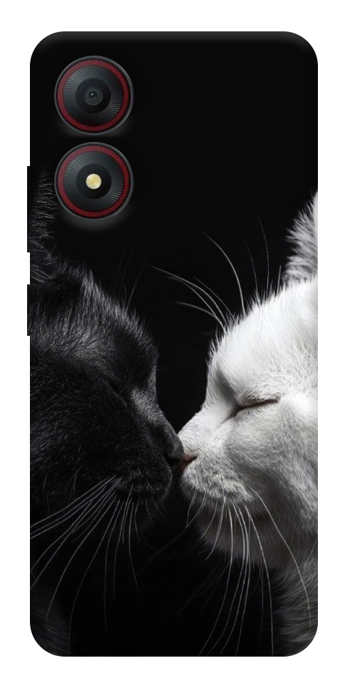 Чохол Black and white cats для ZTE Blade A34 4G