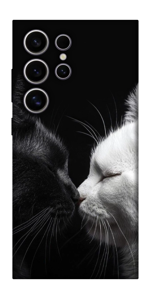 Чохол Black and white cats для Galaxy S25 Ultra