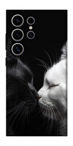 Чохол Black and white cats для Galaxy S25 Ultra