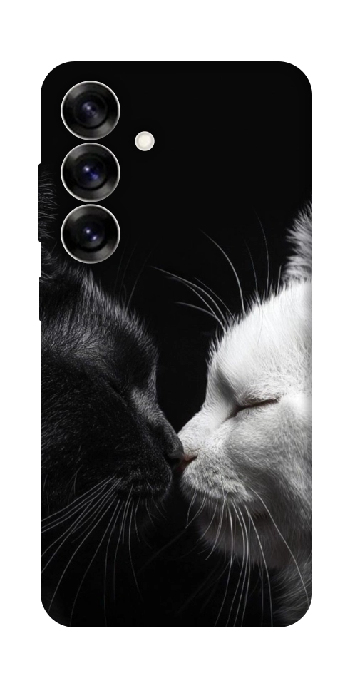 Чехол Black and white cats для Galaxy S25+