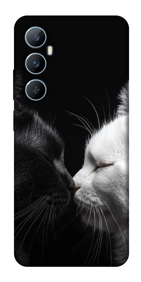Чехол Black and white cats для Realme C65 4G
