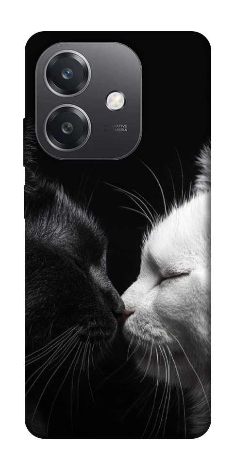 Чехол Black and white cats для Oppo А3х 4G