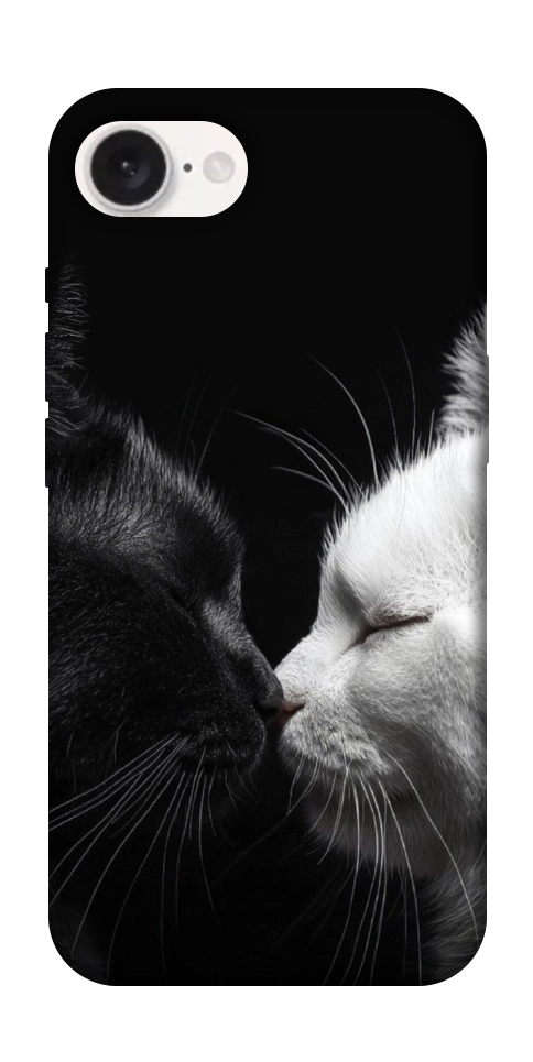 Чехол Black and white cats для iPhone 16e