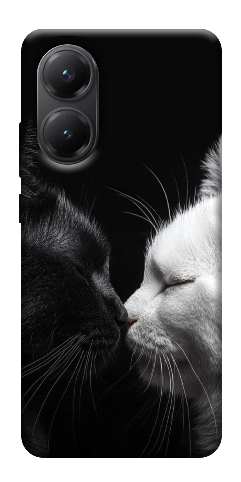 Чехол Black and white cats для Xiaomi Poco X7 Pro