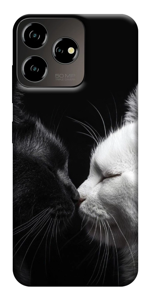 Чохол Black and white cats для ZTE Blade V50 Design 4G