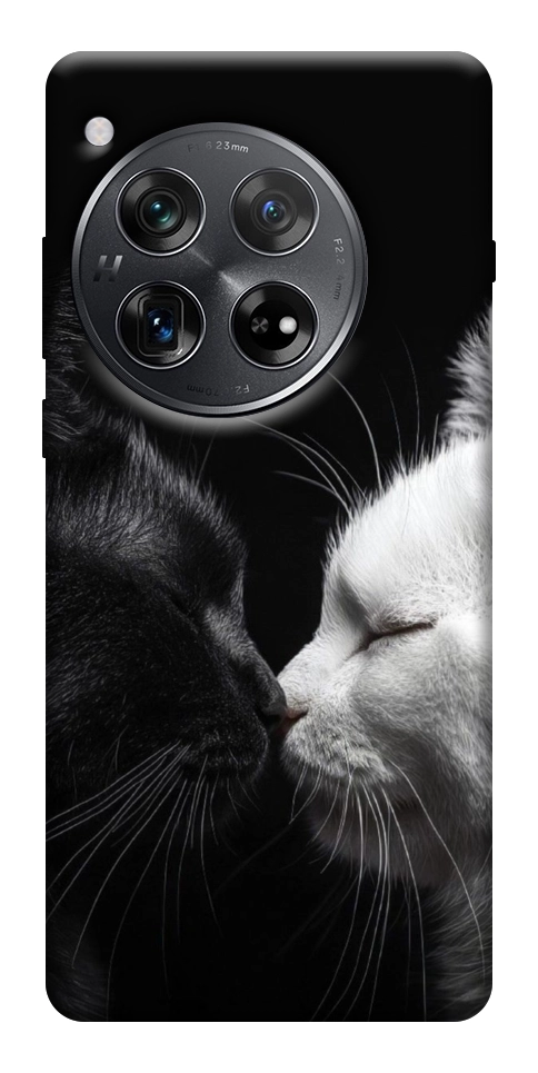 Чехол Black and white cats для OnePlus 12