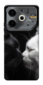 Чохол Black and white cats для TECNO Pova 6 Neo (LI6)